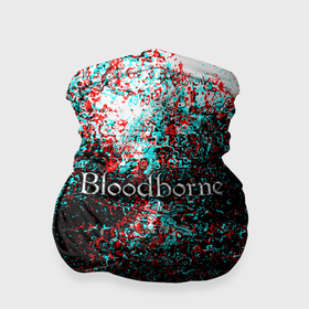 Бандана-труба 3D с принтом Bloodborn souls глитч краски , 100% полиэстер, ткань с особыми свойствами — Activecool | плотность 150‒180 г/м2; хорошо тянется, но сохраняет форму | Тематика изображения на принте: 