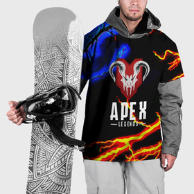 Накидка на куртку 3D с принтом Apex legens storm в Санкт-Петербурге, 100% полиэстер |  | Тематика изображения на принте: 