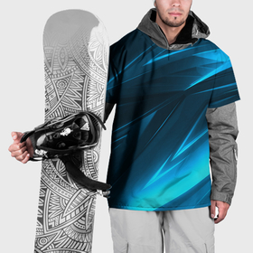 Накидка на куртку 3D с принтом Geometry stripes neon color в Санкт-Петербурге, 100% полиэстер |  | 