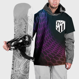 Накидка на куртку 3D с принтом Atletico Madrid футбольная сетка в Петрозаводске, 100% полиэстер |  | 