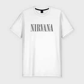 Мужская футболка хлопок Slim с принтом Nirvana black album в Новосибирске, 92% хлопок, 8% лайкра | приталенный силуэт, круглый вырез ворота, длина до линии бедра, короткий рукав | 