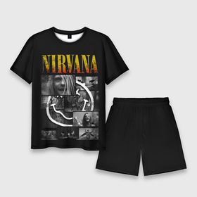 Мужской костюм с шортами 3D с принтом Nirvana forever ,  |  | 