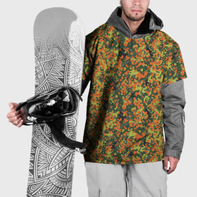 Накидка на куртку 3D с принтом Современный пятнистый камуфляж , 100% полиэстер |  | Тематика изображения на принте: 