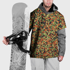 Накидка на куртку 3D с принтом Пятнистый камуфляжный паттерн в Курске, 100% полиэстер |  | 