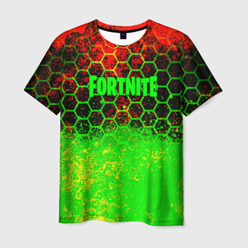 Мужская футболка 3D с принтом Fortnite epic game броня , 100% полиэфир | прямой крой, круглый вырез горловины, длина до линии бедер | 