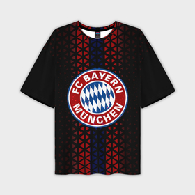 Мужская футболка oversize 3D с принтом Футбольный клуб Бавария ,  |  | 