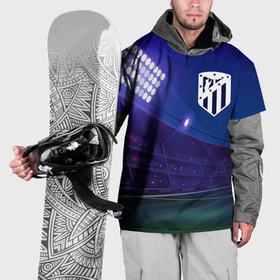 Накидка на куртку 3D с принтом Atletico Madrid ночное поле в Белгороде, 100% полиэстер |  | 