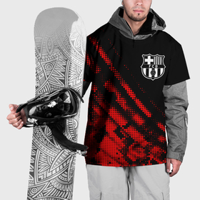 Накидка на куртку 3D с принтом Barcelona sport grunge в Тюмени, 100% полиэстер |  | 