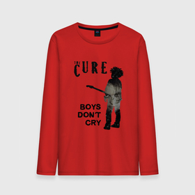 Мужской лонгслив хлопок с принтом The Cure   boys dont cry в Петрозаводске, 100% хлопок |  | 