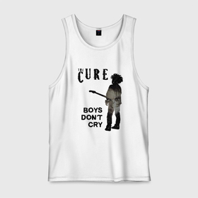 Мужская майка хлопок с принтом The Cure   boys dont cry , 100% хлопок |  | Тематика изображения на принте: 