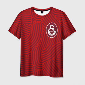 Мужская футболка 3D с принтом Galatasaray отпечатки в Екатеринбурге, 100% полиэфир | прямой крой, круглый вырез горловины, длина до линии бедер | 