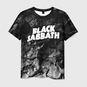 Мужская футболка 3D с принтом Black Sabbath black graphite в Белгороде, 100% полиэфир | прямой крой, круглый вырез горловины, длина до линии бедер | 