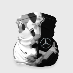 Бандана-труба 3D с принтом Mercedes benz sport germany steel в Екатеринбурге, 100% полиэстер, ткань с особыми свойствами — Activecool | плотность 150‒180 г/м2; хорошо тянется, но сохраняет форму | 