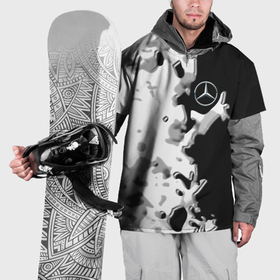Накидка на куртку 3D с принтом Mercedes benz sport germany steel в Екатеринбурге, 100% полиэстер |  | Тематика изображения на принте: 