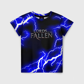 Детская футболка 3D с принтом Lord of the fallen steel storm , 100% гипоаллергенный полиэфир | прямой крой, круглый вырез горловины, длина до линии бедер, чуть спущенное плечо, ткань немного тянется | 
