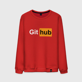 Мужской свитшот хлопок с принтом Git hub арт в Петрозаводске, 100% хлопок |  | 