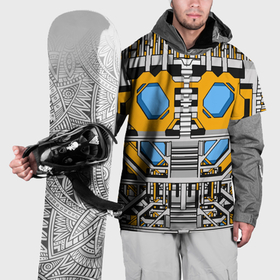 Накидка на куртку 3D с принтом Броня бамблби трансформеры в Тюмени, 100% полиэстер |  | 
