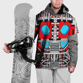 Накидка на куртку 3D с принтом Броня оптимуса прайма трансформеры в Екатеринбурге, 100% полиэстер |  | Тематика изображения на принте: 