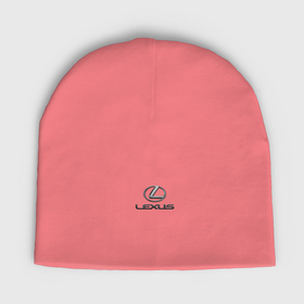 Мужская шапка демисезонная с принтом Lexus авто бренд лого ,  |  | Тематика изображения на принте: 
