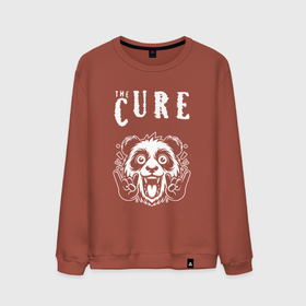 Мужской свитшот хлопок с принтом The Cure rock panda в Санкт-Петербурге, 100% хлопок |  | 