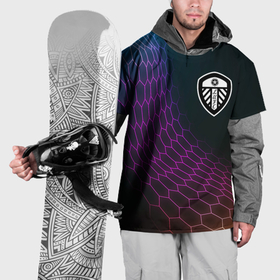 Накидка на куртку 3D с принтом Leeds United футбольная сетка в Екатеринбурге, 100% полиэстер |  | Тематика изображения на принте: 