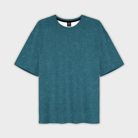 Мужская футболка oversize 3D с принтом Умеренный зеленовато синий однотонный текстура в Санкт-Петербурге,  |  | 