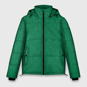 Мужская зимняя куртка 3D с принтом Текстура зелёный однотонный в Тюмени, верх — 100% полиэстер; подкладка — 100% полиэстер; утеплитель — 100% полиэстер | длина ниже бедра, свободный силуэт Оверсайз. Есть воротник-стойка, отстегивающийся капюшон и ветрозащитная планка. 

Боковые карманы с листочкой на кнопках и внутренний карман на молнии. | 