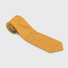 Галстук 3D с принтом Текстура однотонная тёмно жёлтый золотой в Тюмени, 100% полиэстер | Длина 148 см; Плотность 150-180 г/м2 | Тематика изображения на принте: 