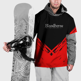 Накидка на куртку 3D с принтом Bloodborne souls краски , 100% полиэстер |  | Тематика изображения на принте: 