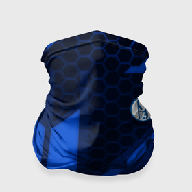 Бандана-труба 3D с принтом Schalke 04 sport geometry в Петрозаводске, 100% полиэстер, ткань с особыми свойствами — Activecool | плотность 150‒180 г/м2; хорошо тянется, но сохраняет форму | 