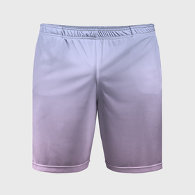 Мужские шорты спортивные с принтом Градиент лавандовый ,  |  | 