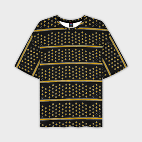 Мужская футболка oversize 3D с принтом Жёлтые круги и полосы в Петрозаводске,  |  | Тематика изображения на принте: 