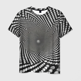 Мужская футболка 3D с принтом Вихрь воображения в Курске, 100% полиэфир | прямой крой, круглый вырез горловины, длина до линии бедер | 