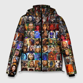Мужская зимняя куртка 3D с принтом Портреты всех героев Heroes of Might and Magic , верх — 100% полиэстер; подкладка — 100% полиэстер; утеплитель — 100% полиэстер | длина ниже бедра, свободный силуэт Оверсайз. Есть воротник-стойка, отстегивающийся капюшон и ветрозащитная планка. 

Боковые карманы с листочкой на кнопках и внутренний карман на молнии. | Тематика изображения на принте: 