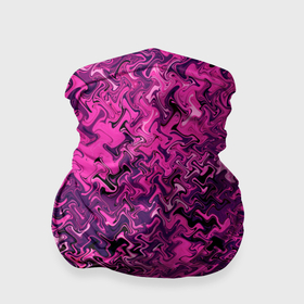 Бандана-труба 3D с принтом Абстрактная текстура тёмно розовый , 100% полиэстер, ткань с особыми свойствами — Activecool | плотность 150‒180 г/м2; хорошо тянется, но сохраняет форму | 
