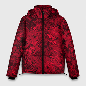 Мужская зимняя куртка 3D с принтом Абстрактная текстура тёмно красный , верх — 100% полиэстер; подкладка — 100% полиэстер; утеплитель — 100% полиэстер | длина ниже бедра, свободный силуэт Оверсайз. Есть воротник-стойка, отстегивающийся капюшон и ветрозащитная планка. 

Боковые карманы с листочкой на кнопках и внутренний карман на молнии. | 