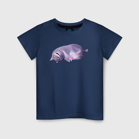 Детская футболка хлопок с принтом Тайна домашних животных   кошка Хлоя , 100% хлопок | круглый вырез горловины, полуприлегающий силуэт, длина до линии бедер | 