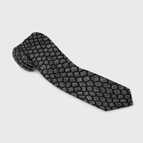 Галстук 3D с принтом Текстура змеиная кожа , 100% полиэстер | Длина 148 см; Плотность 150-180 г/м2 | Тематика изображения на принте: 
