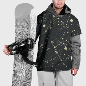 Накидка на куртку 3D с принтом Звёздная карта , 100% полиэстер |  | Тематика изображения на принте: 