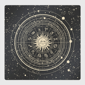Магнитный плакат 3Х3 с принтом Знаки зодиака в космосе , Полимерный материал с магнитным слоем | 9 деталей размером 9*9 см | 