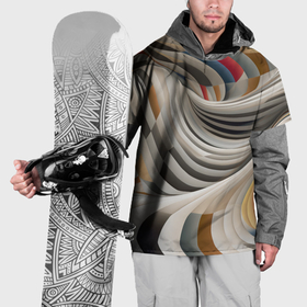 Накидка на куртку 3D с принтом Спиральная галактика в Курске, 100% полиэстер |  | 