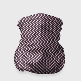 Бандана-труба 3D с принтом Треугольные полосы пыльно розовый в Белгороде, 100% полиэстер, ткань с особыми свойствами — Activecool | плотность 150‒180 г/м2; хорошо тянется, но сохраняет форму | 