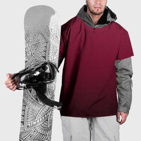 Накидка на куртку 3D с принтом Градиент тёмный вишнёвый в Кировске, 100% полиэстер |  | Тематика изображения на принте: 