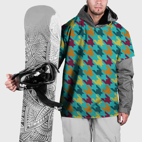 Накидка на куртку 3D с принтом Зелёные гусиные лапки в Санкт-Петербурге, 100% полиэстер |  | Тематика изображения на принте: 