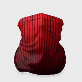 Бандана-труба 3D с принтом Красно чёрный градиент в полоску в Новосибирске, 100% полиэстер, ткань с особыми свойствами — Activecool | плотность 150‒180 г/м2; хорошо тянется, но сохраняет форму | Тематика изображения на принте: 