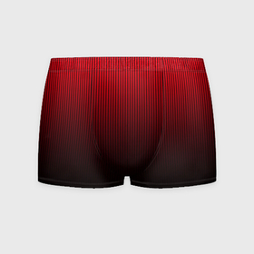 Мужские трусы 3D с принтом Красно чёрный градиент в полоску в Белгороде, 50% хлопок, 50% полиэстер | классическая посадка, на поясе мягкая тканевая резинка | Тематика изображения на принте: 