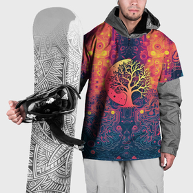 Накидка на куртку 3D с принтом Логотип кибернетического дерева в Белгороде, 100% полиэстер |  | Тематика изображения на принте: 