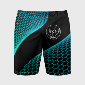 Мужские шорты спортивные с принтом Porto football net в Курске,  |  | 