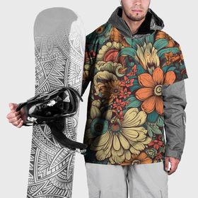 Накидка на куртку 3D с принтом Иллюстрация разных цветов в Курске, 100% полиэстер |  | 