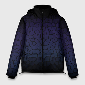 Мужская зимняя куртка 3D с принтом Чёрно фиолетовый мозаика крупная в Курске, верх — 100% полиэстер; подкладка — 100% полиэстер; утеплитель — 100% полиэстер | длина ниже бедра, свободный силуэт Оверсайз. Есть воротник-стойка, отстегивающийся капюшон и ветрозащитная планка. 

Боковые карманы с листочкой на кнопках и внутренний карман на молнии. | 